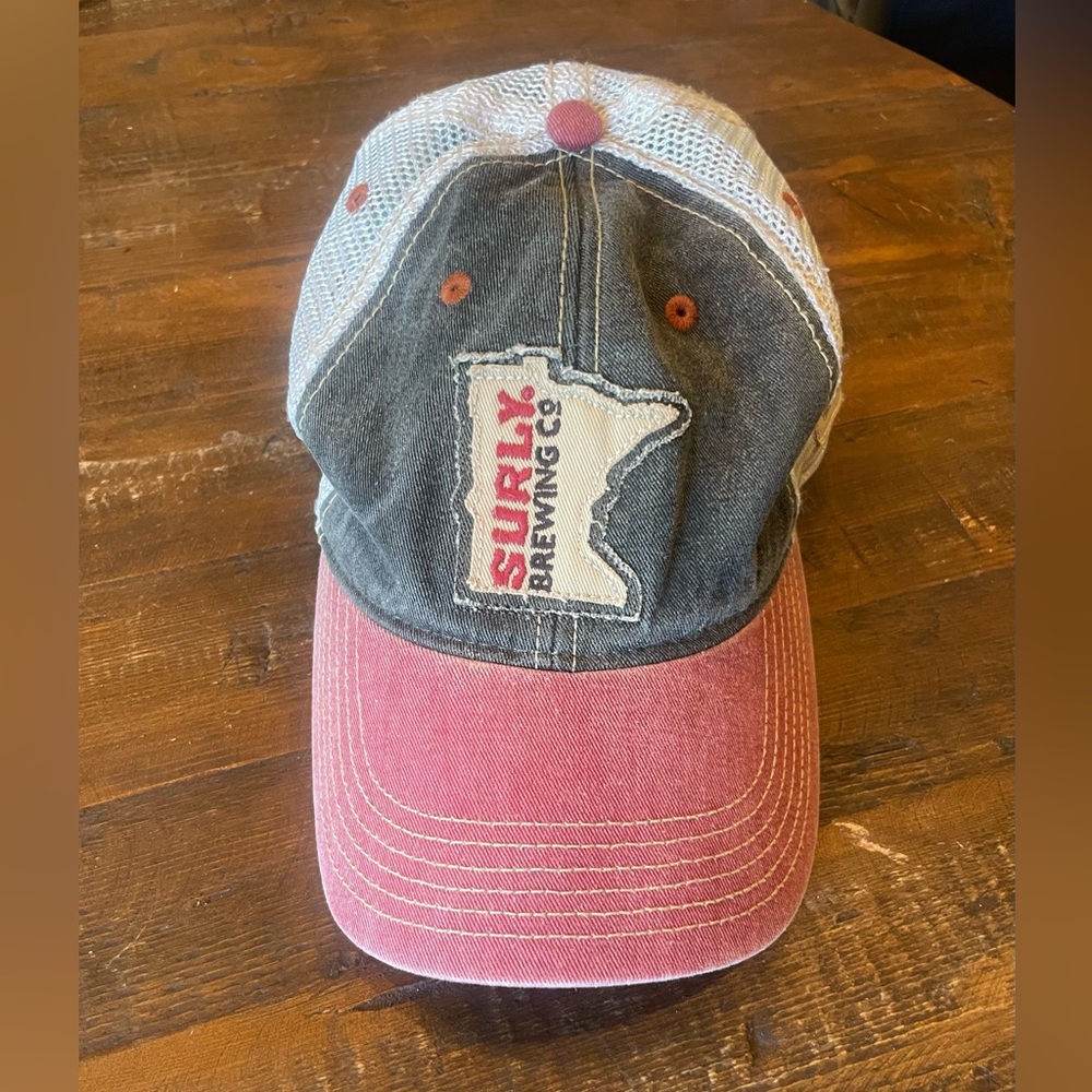 Minnesota Surly Brewing MN Legacy Red and Black Cap Hat
